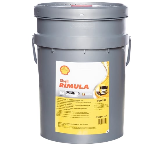 Масло Shell Rimula R4 MULTI 10W-30, 20 л 550041357 1