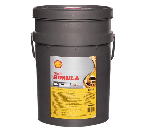 Масло Shell Rimula R6 LM 10W-40, 20 л 550044858