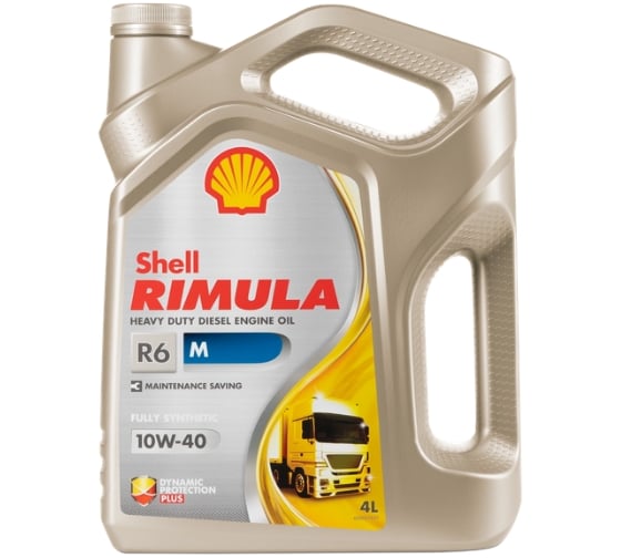 Масло Shell Rimula R6 M 10W-40, 4 л 550046381