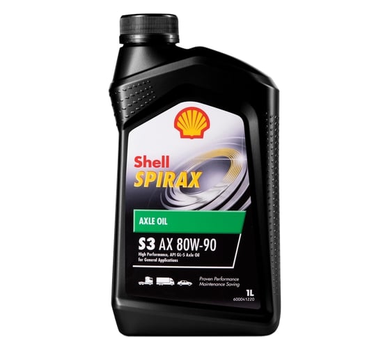 Масло Shell Spirax S3 AX 80W-90, 1 л 550048689 1