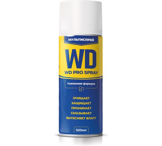 Универсальная смазка LIKSIR мультиспрей WD PRO Spray (520мл) 500217