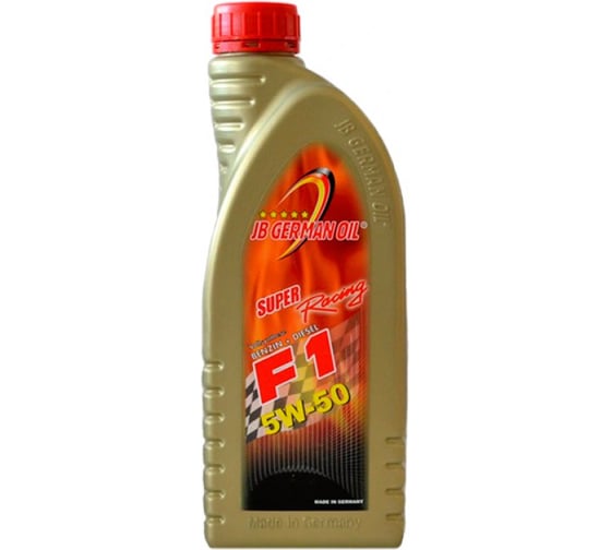 Синтетическое моторное масло JB GERMAN OIL Super F1 Racing SAE 5W-50 A3/B4 1л 314-533 1