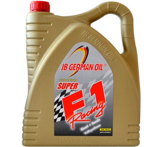Синтетическое моторное масло JB GERMAN OIL Super F1 Racing SAE 5W-50 A3/B4 4л 314-534 1