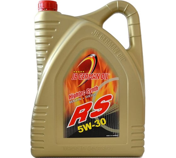 Синтетическое моторное масло JB GERMAN OIL RS Hightec-Synth SAE 5W-30 4л 318-208