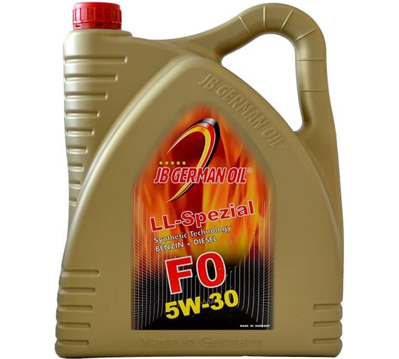 Синтетическое моторное масло JB GERMAN OIL LL-Spezial FO SAE 5W-30 4л 314-555
