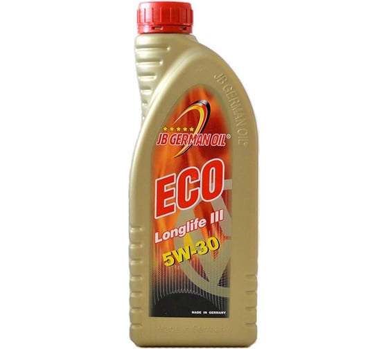 Синтетическое моторное масло JB GERMAN OIL ECO Longlife III SAE 5W-30 1л 314-708