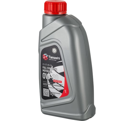 Масло моторное синтетическое Tamashi 1л 0w-20 API SP/CF, ACEA C5, VW508.00/509.00, MB229.71, VCC RBS0-2AE 0W20T081