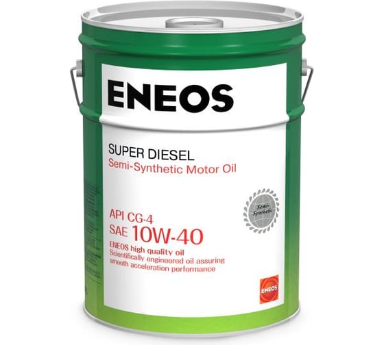 Моторное масло ENEOS CG-4 полусинтетика 10W40 20л oil1327 1