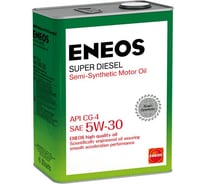 Моторное масло ENEOS CG-4 полусинтетика 5W30 4л oil1333