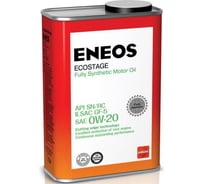 Моторное масло ENEOS Ecostage 100 Synt. SN, 0W20, 1 л 8801252022015