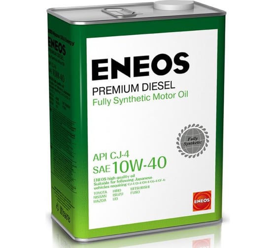 Моторное масло ENEOS Premium Diesel CJ-4 10W-40 4л 8809478943008