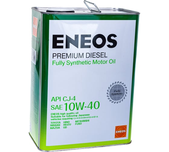 Моторное масло ENEOS Premium Diesel CJ-4 10W-40 4л 8809478943008
