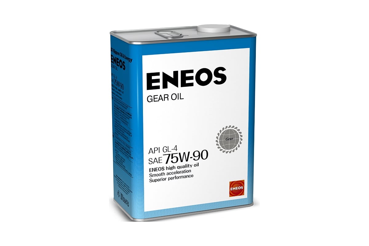 Трансмиссионное масло ENEOS GEAR GL-4, 75W90, 4 л 8809478942513 ...