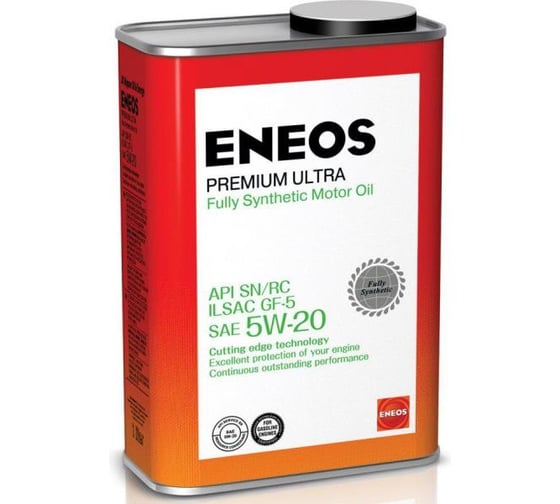 Моторное масло ENEOS Premium Ultra 100 Synt. SN 5W20 1л 8801252022190