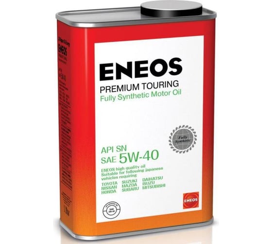 Моторное масло ENEOS Premium Touring SN 5W40 1л 8809478942148