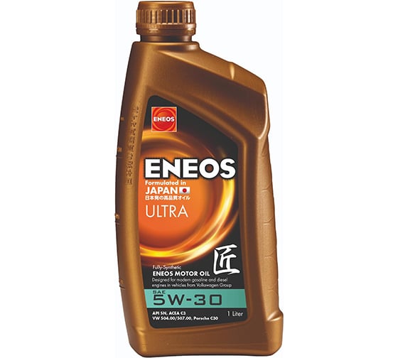 Моторное масло ENEOS Ultra 5W30 API SN ACEA C3 1л EU0025401N 1