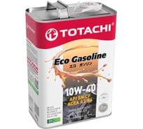 Моторное масло TOTACHI Eco Gasoline Semi-Synthetic SN/CF 10W-40 4л 10904