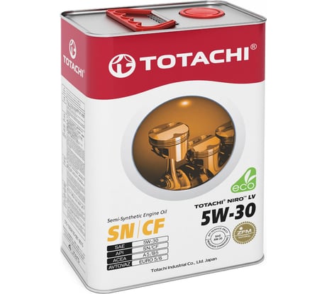 Моторное масло TOTACHI NIRO LV Semi-Synthetic SN/CF, 5W-30, 4 л 19504