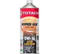 Моторное масло TOTACHI Hyper ULV Synthetic SP/GF-6B 0W-16 1л E0001