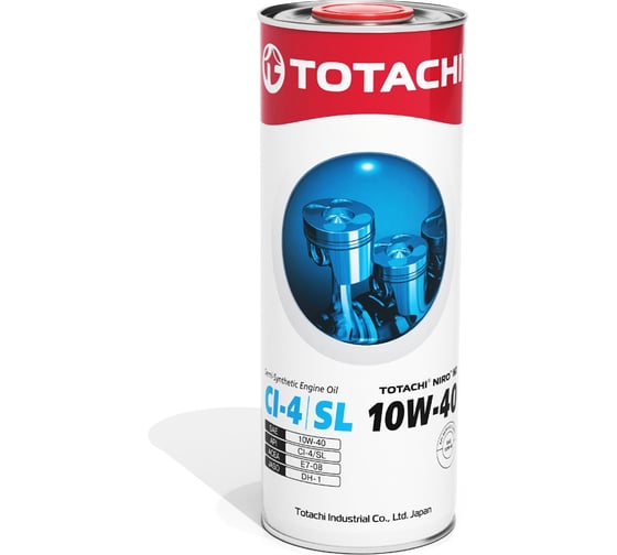 Моторное масло TOTACHI NIRO HD Semi-Synthetic API CI-4/SL, 10W-40, 1 л 19201 1