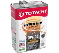 Моторное масло TOTACHI Hyper ULV Synthetic SP/GF-6B 0W-16 4л E0004