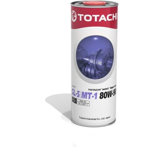 Трансмиссионное масло TOTACHI NIRO Super Gear минеральное, GL-5/MT-1, 80W-90, 1 л 60901