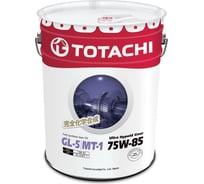 Трансмиссионное масло TOTACHI Ultra Hypoid Gear Fully Syn GL-5/MT-1, 75W85, 20 л 60220