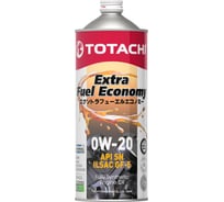 Моторное масло TOTACHI Extra Fuel Fully Synthetic SN, 0W-20, 1 л 11401