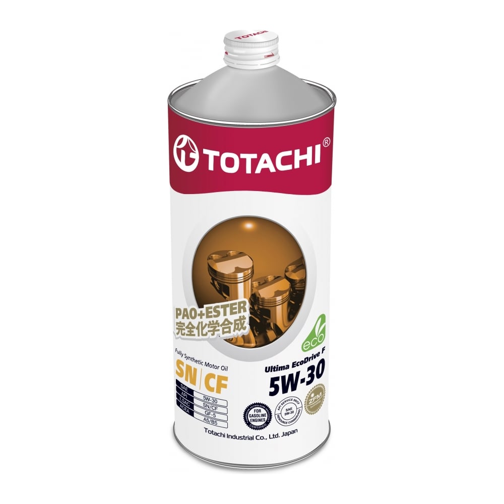 Моторное масло TOTACHI Ultima EcoDrive F Fully Synthetic SN/CF 5W-30 1л ...