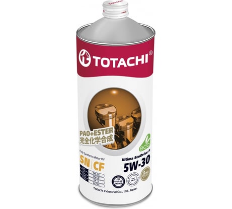 Моторное масло TOTACHI Ultima EcoDrive F Fully Synthetic SN/CF 5W-30 1л 12201