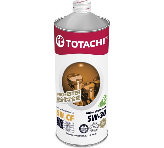 Моторное масло TOTACHI Ultima EcoDrive F Fully Synthetic SN/CF 5W-30 1л 12201