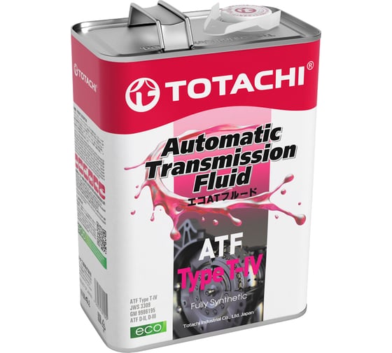 Трансмиссионное масло TOTACHI ATF TYPE T-IV 4л 20204