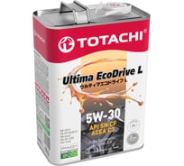 Моторное масло TOTACHI Ultima EcoDrive L Fully Synthetic SN/CF 5W-30 4л 12104