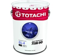 Трансмиссионное масло TOTACHI Super Hypoid Gear Oil Semi-Synthetic 75W-90, GL-4, 20 л 4562374692237