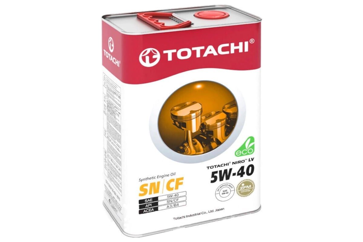 Моторное масло Totachi NIRO LV Synthetic API SP, SN PLUS, SN/CF, ACEA ...