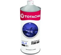 Трансмиссионное масло TOTACHI Super Hypoid Gear Oil Semi-Synthetic 75W-90, GL-4, 1 л 4562374692213