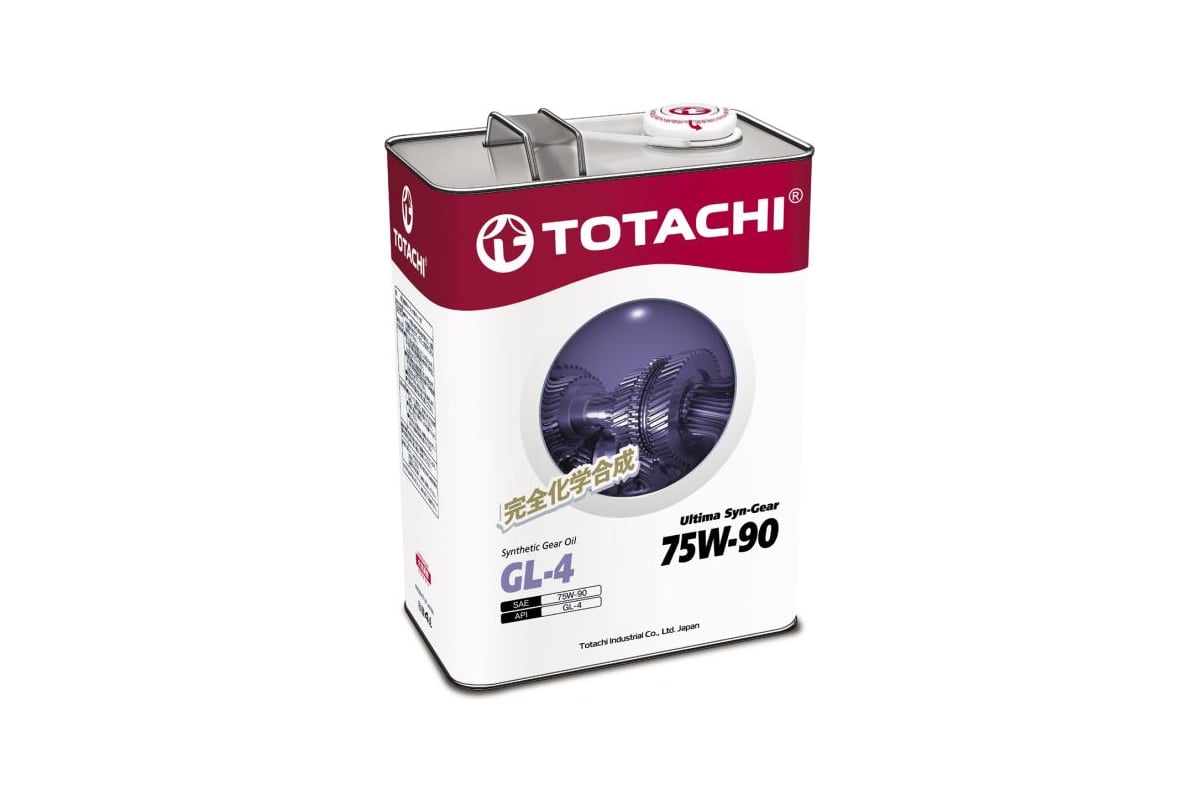 Трансмиссионное масло Totachi Ultima Syn-Gear 75W-90 GL-4 4л G3504 ...