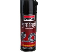 Смесь минерального масла с ПТФЭ тефлон Soudal PTFE SPRAY, 400 мл 119705