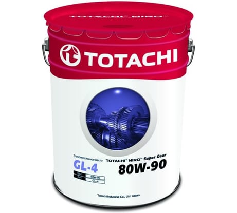 Трансмиссионное масло TOTACHI NIRO Super Gear GL-4, 80W-90, 19 л 4589904921704