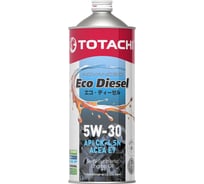 Моторное масло TOTACHI Eco Diesel Semi-Synthetic CK-4/СJ-4/SN 5W-30 1л E2201