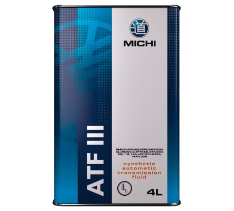 Трансмиссионное масло Michi ATF III 4637493