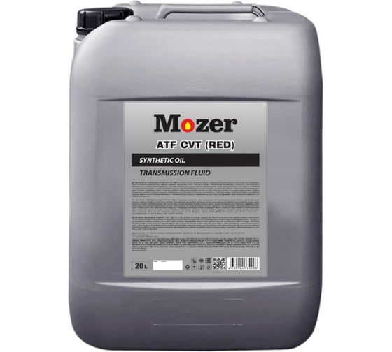 Трансмиссионное масло Mozer TRANSMISSION FLUID ATF CVT (RED), канистра 20л 4639008