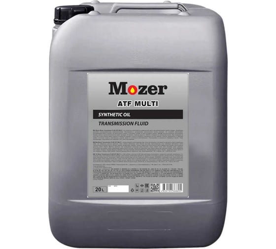Трансмиссионное масло Mozer TRANSMISSION FLUID ATF MULTI, канистра 4л 4638988