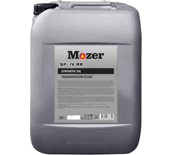 Трансмиссионное масло Mozer TRANSMISSION FLUID ATF SP-IV RR, канистра 20л 4638629