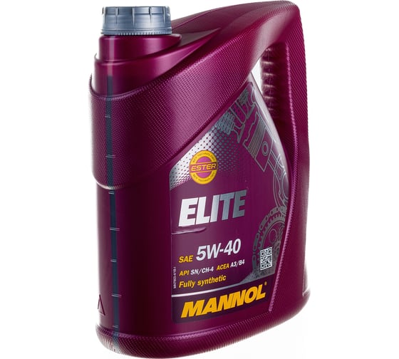 Синтетическое моторное масло MANNOL ELITE 5W40 4 л 1006