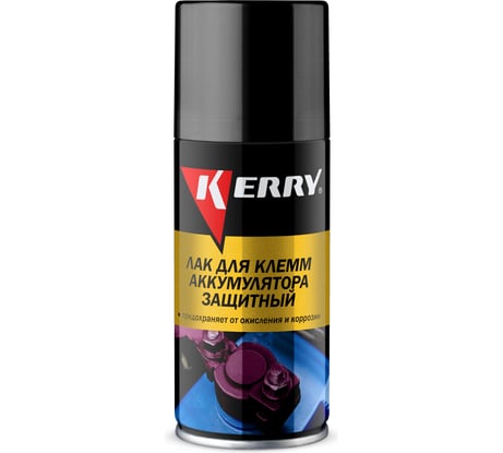 Лак для защиты клемм KERRY KR-918 красный 11606156