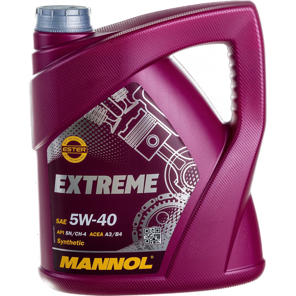Синтетическое моторное масло MANNOL EXTREME 5W40 4 л 1021 - выгодная .
