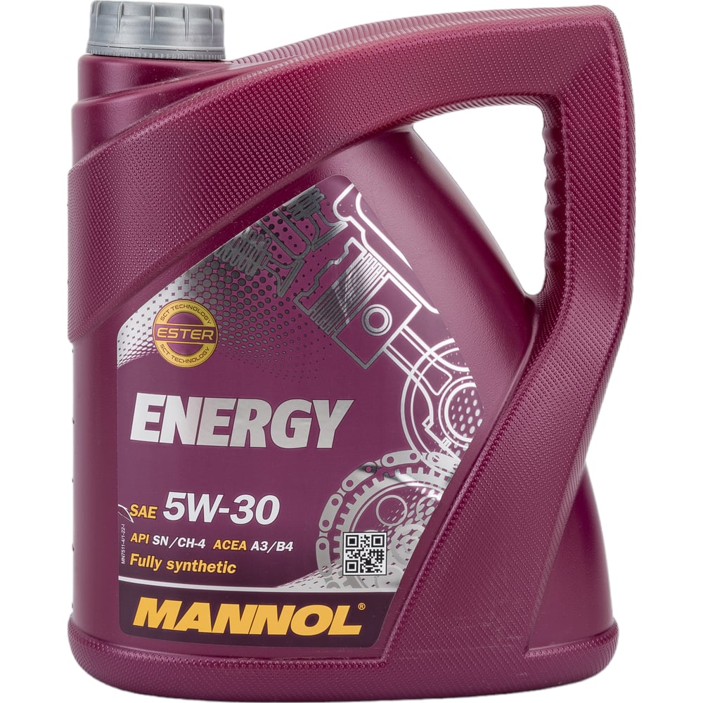 Синтетическое моторное масло MANNOL ENERGY 5W30, 4 л, 7017 - выгодная ...