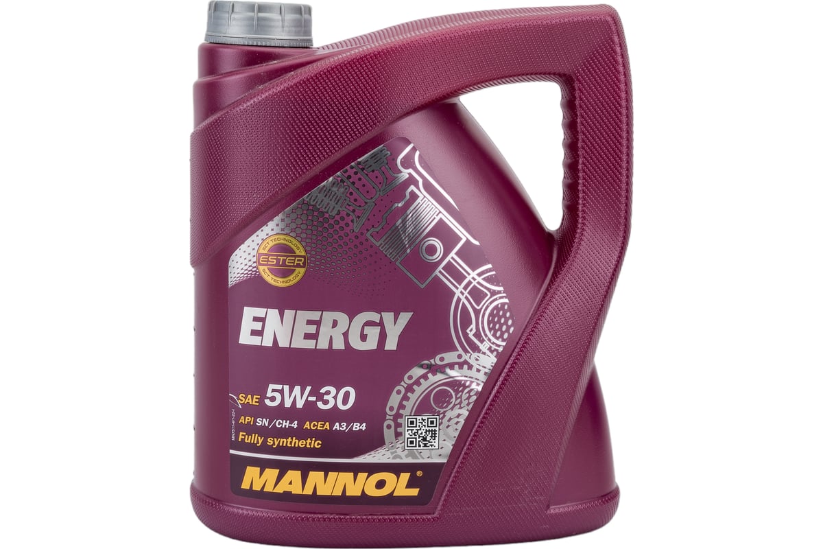 Синтетическое моторное масло MANNOL ENERGY 5W30, 4 л, 7017