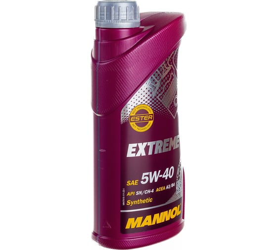 Синтетическое моторное масло MANNOL EXTREME 5W40 1 л 1020